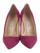 Manolo Blahnik Suede Pumps