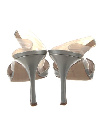 Manolo Blahnik Patent Leather Slides