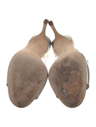 Manolo Blahnik Patent Leather Slides