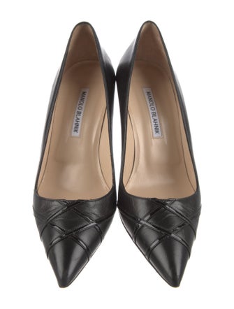 Manolo Blahnik Leather Pumps