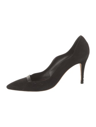 Manolo Blahnik Suede Pumps