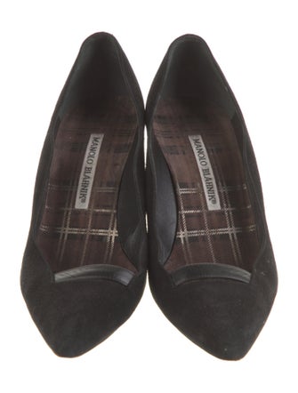 Manolo Blahnik Suede Pumps