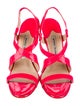 Manolo Blahnik Patent Leather Slingback Sandals