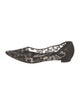 Manolo Blahnik Lace Lace Pattern Flats