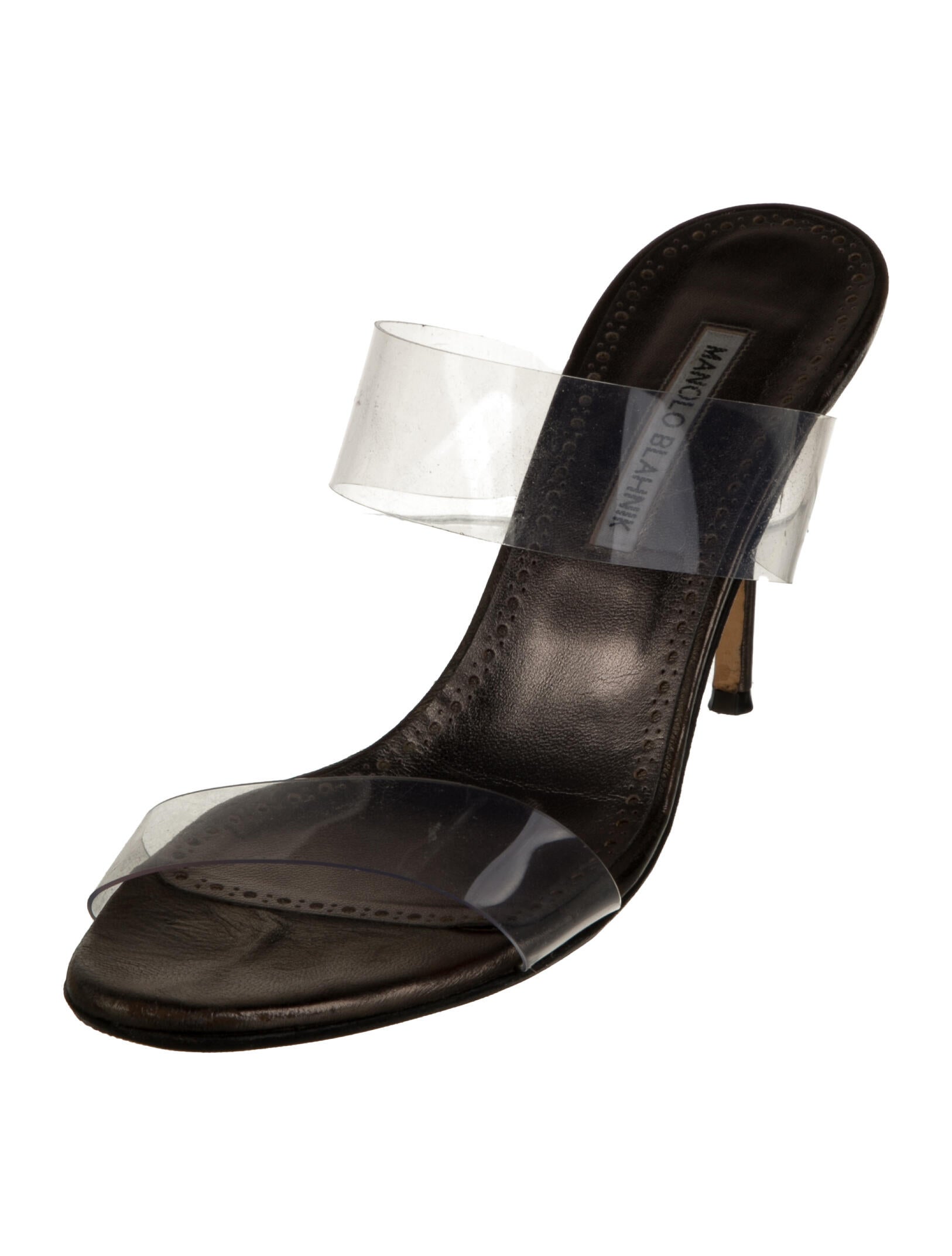 Manolo Blahnik PVC Slides