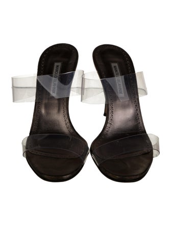 Manolo Blahnik PVC Slides