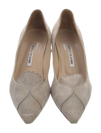 Manolo Blahnik Suede Pumps