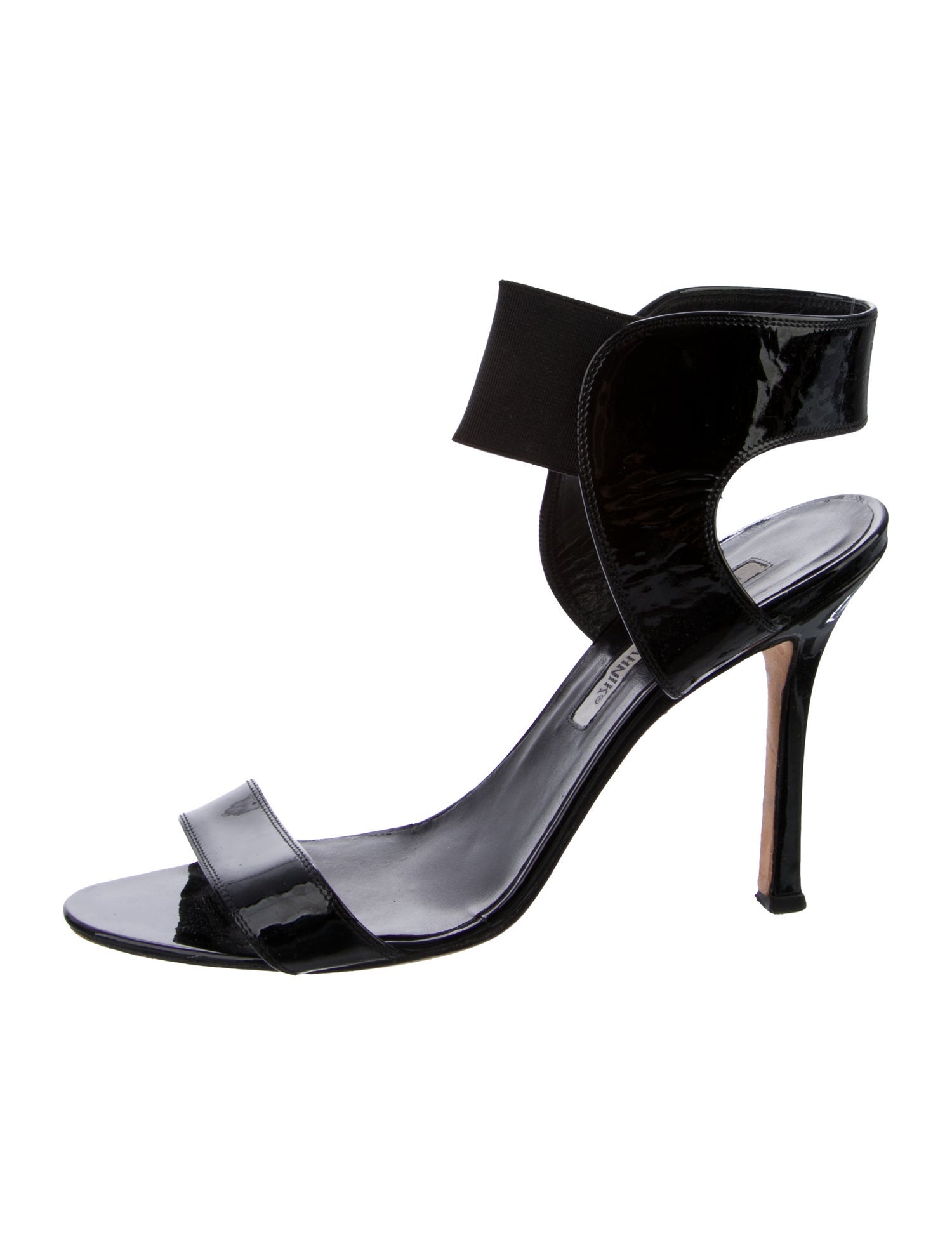 Manolo Blahnik Patent Leather Sandals