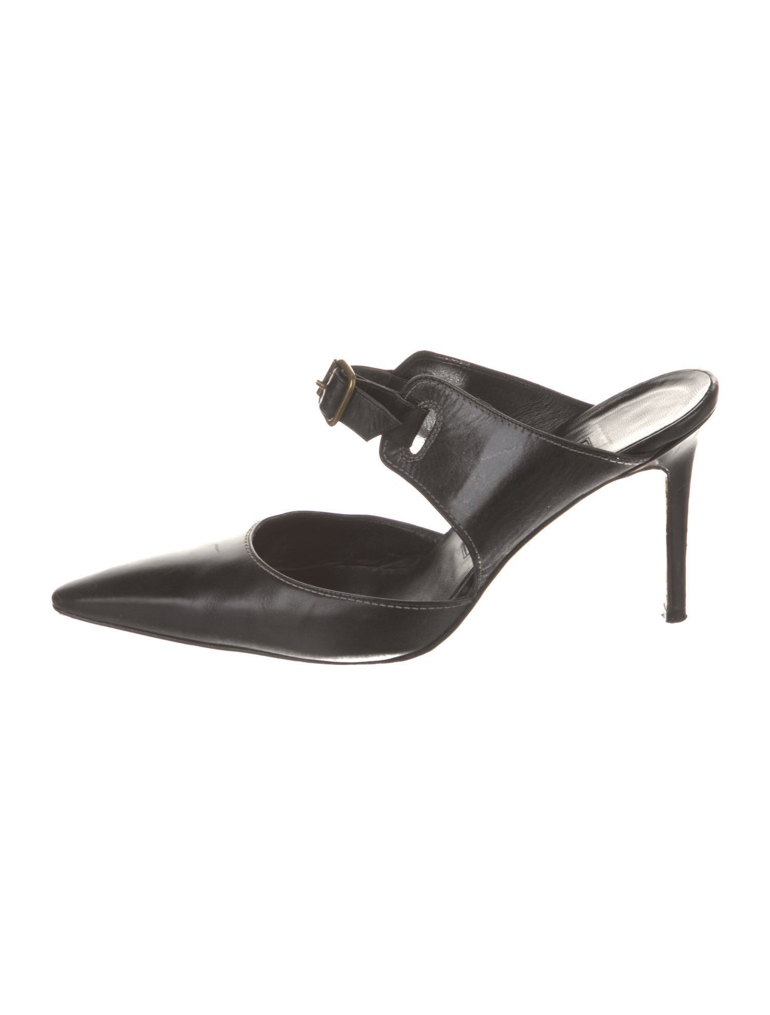 Manolo Blahnik Leather Mules