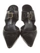 Manolo Blahnik Leather Mules