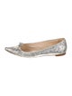 Manolo Blahnik Leather Ballet Flats