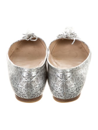 Manolo Blahnik Leather Ballet Flats