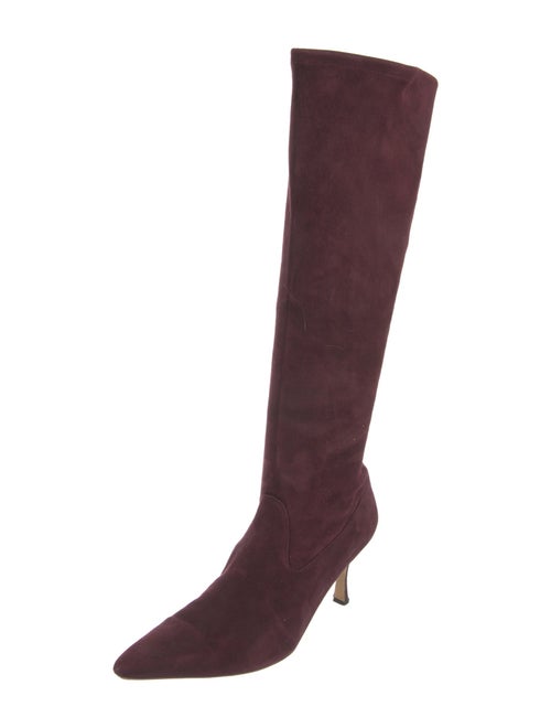 Manolo Blahnik Suede Boots
