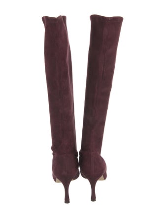 Manolo Blahnik Suede Boots
