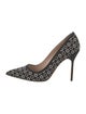Manolo Blahnik Mesh Polka Dot Print Pumps