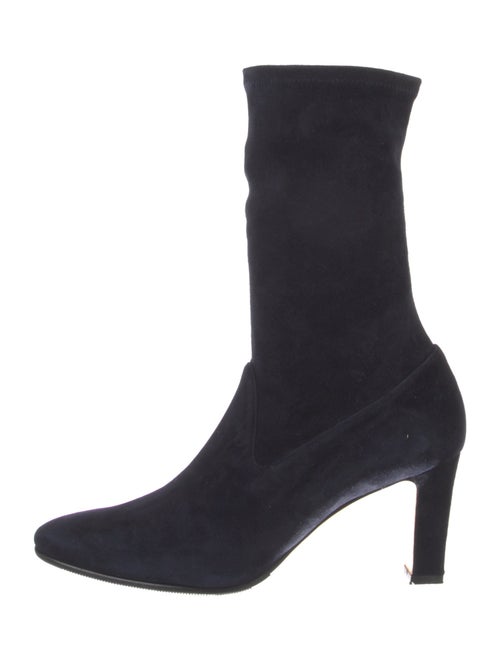 Manolo Blahnik Suede Sock Boots