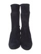Manolo Blahnik Suede Sock Boots