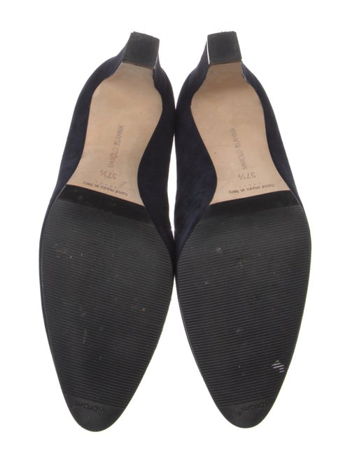 Manolo Blahnik Suede Sock Boots