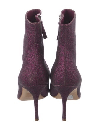 Manolo Blahnik Glitter Sock Boots