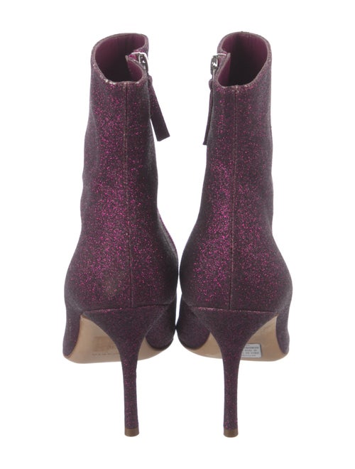 Manolo Blahnik Glitter Sock Boots