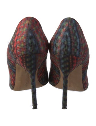 Manolo Blahnik Canvas Pumps