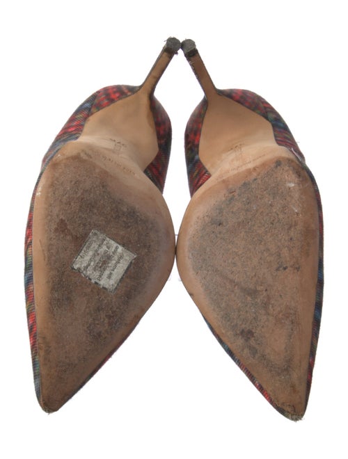 Manolo Blahnik Canvas Pumps