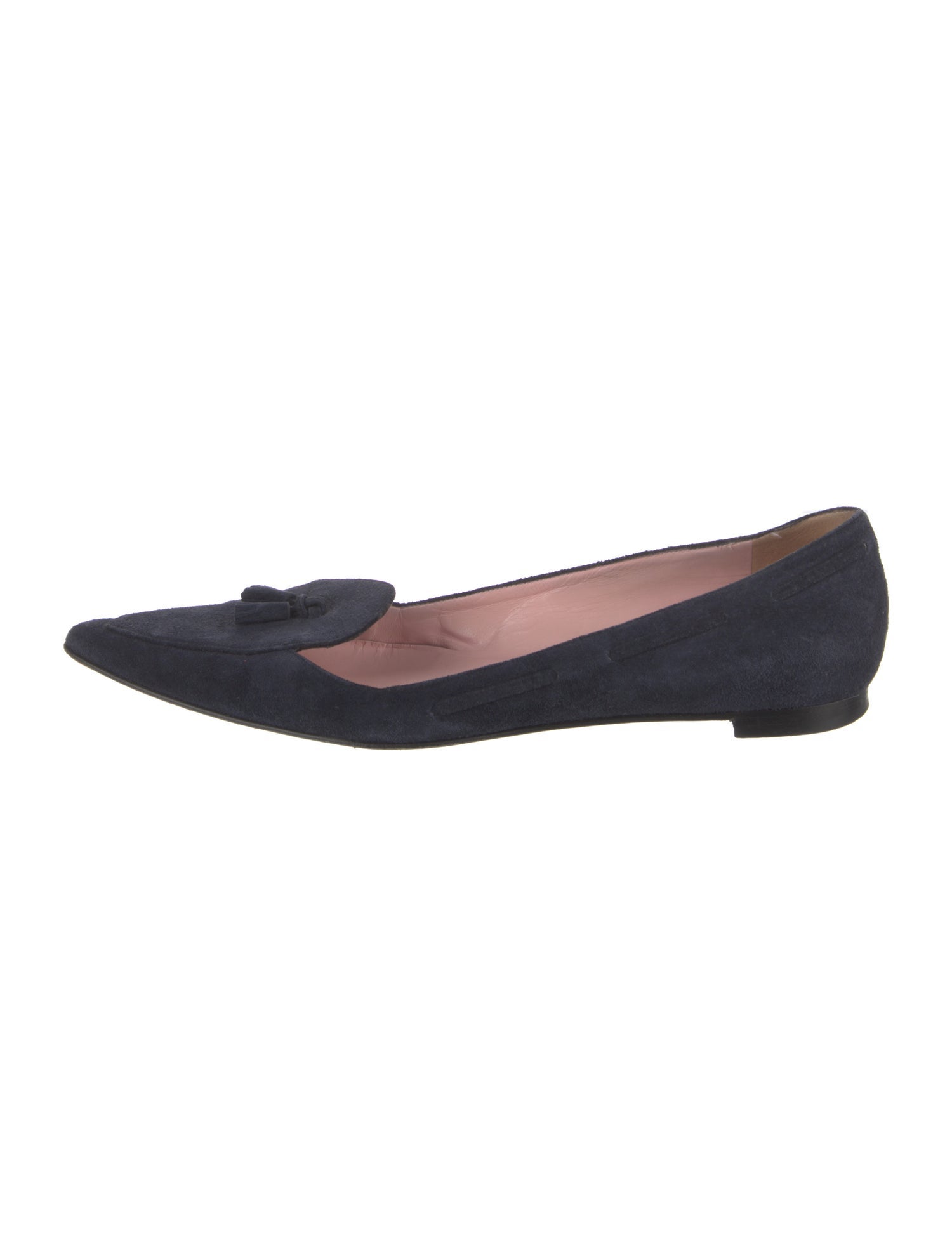 Manolo Blahnik Suede Flats