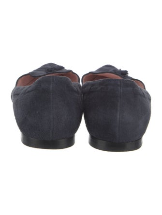 Manolo Blahnik Suede Flats