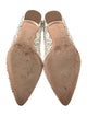 Manolo Blahnik Patent Leather Lasercut Accents Ballet Flats