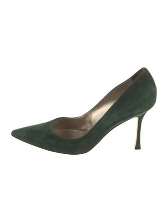 Manolo Blahnik Suede Pumps