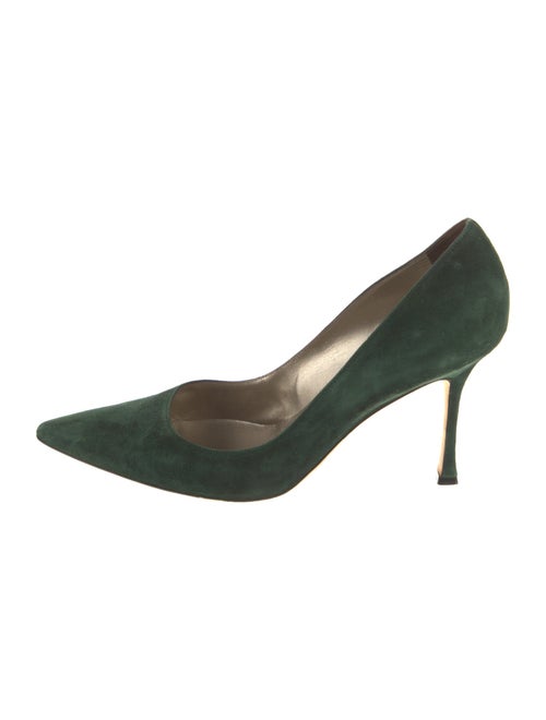 Manolo Blahnik Suede Pumps