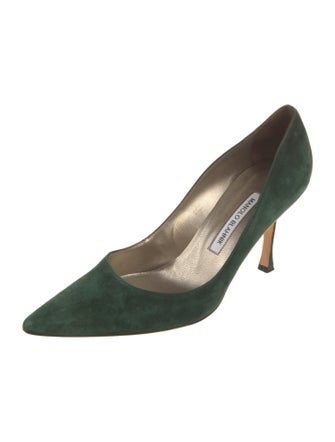 Manolo Blahnik Suede Pumps