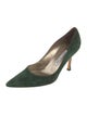 Manolo Blahnik Suede Pumps