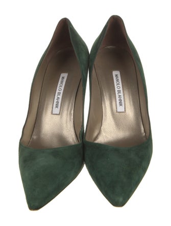 Manolo Blahnik Suede Pumps