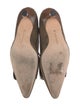 Manolo Blahnik Suede Whipstitch Trim Pumps