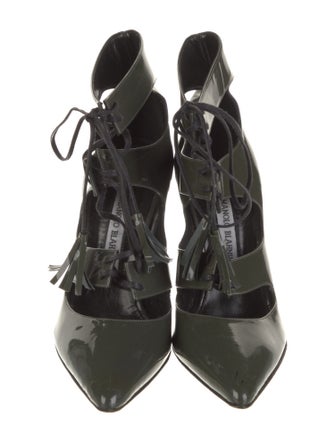 Manolo Blahnik Patent Leather Pumps