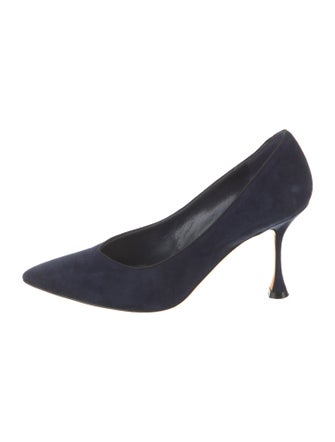 Manolo Blahnik Suede Pumps