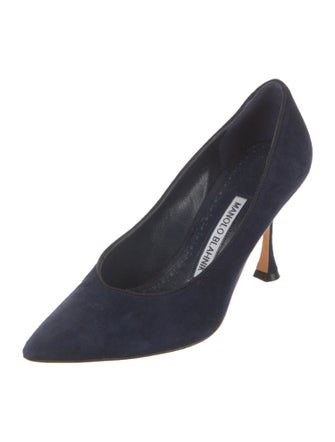 Manolo Blahnik Suede Pumps