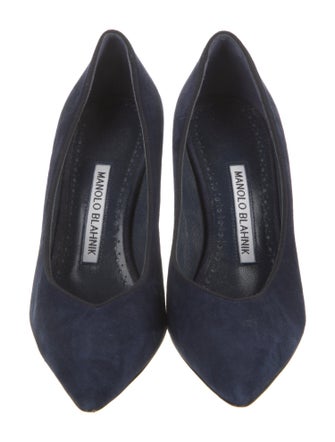 Manolo Blahnik Suede Pumps