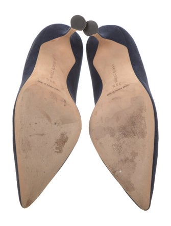 Manolo Blahnik Suede Pumps