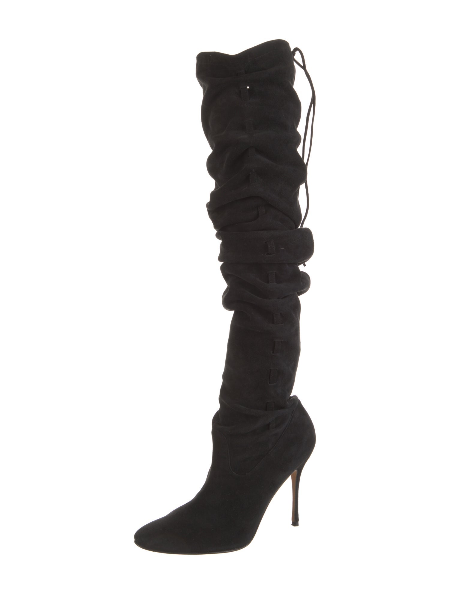 Manolo Blahnik Suede Boots