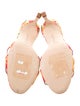 Manolo Blahnik Floral Print Slides