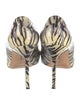 Manolo Blahnik Snakeskin Animal Print Pumps