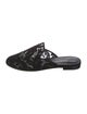Manolo Blahnik Lace Lace Pattern Mules