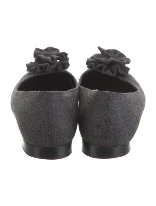 Manolo Blahnik Wool Flats