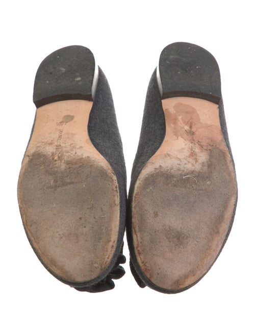 Manolo Blahnik Wool Flats