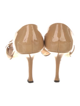 Manolo Blahnik Patent Leather Sandals