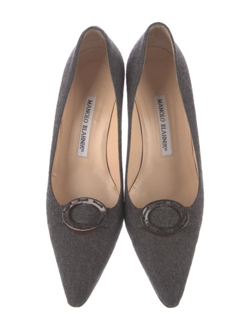 Manolo Blahnik Wool Pumps