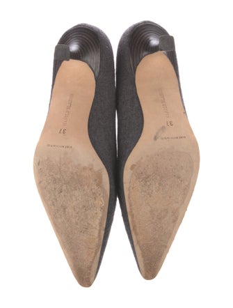 Manolo Blahnik Wool Pumps