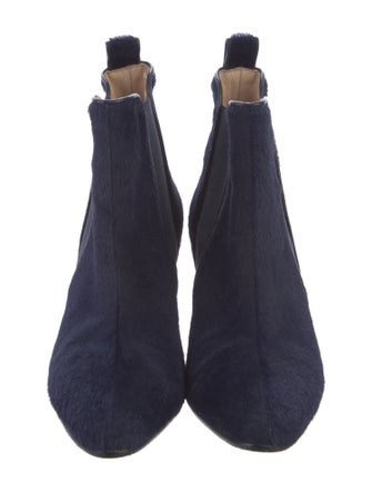 Manolo Blahnik Suede Chelsea Boots